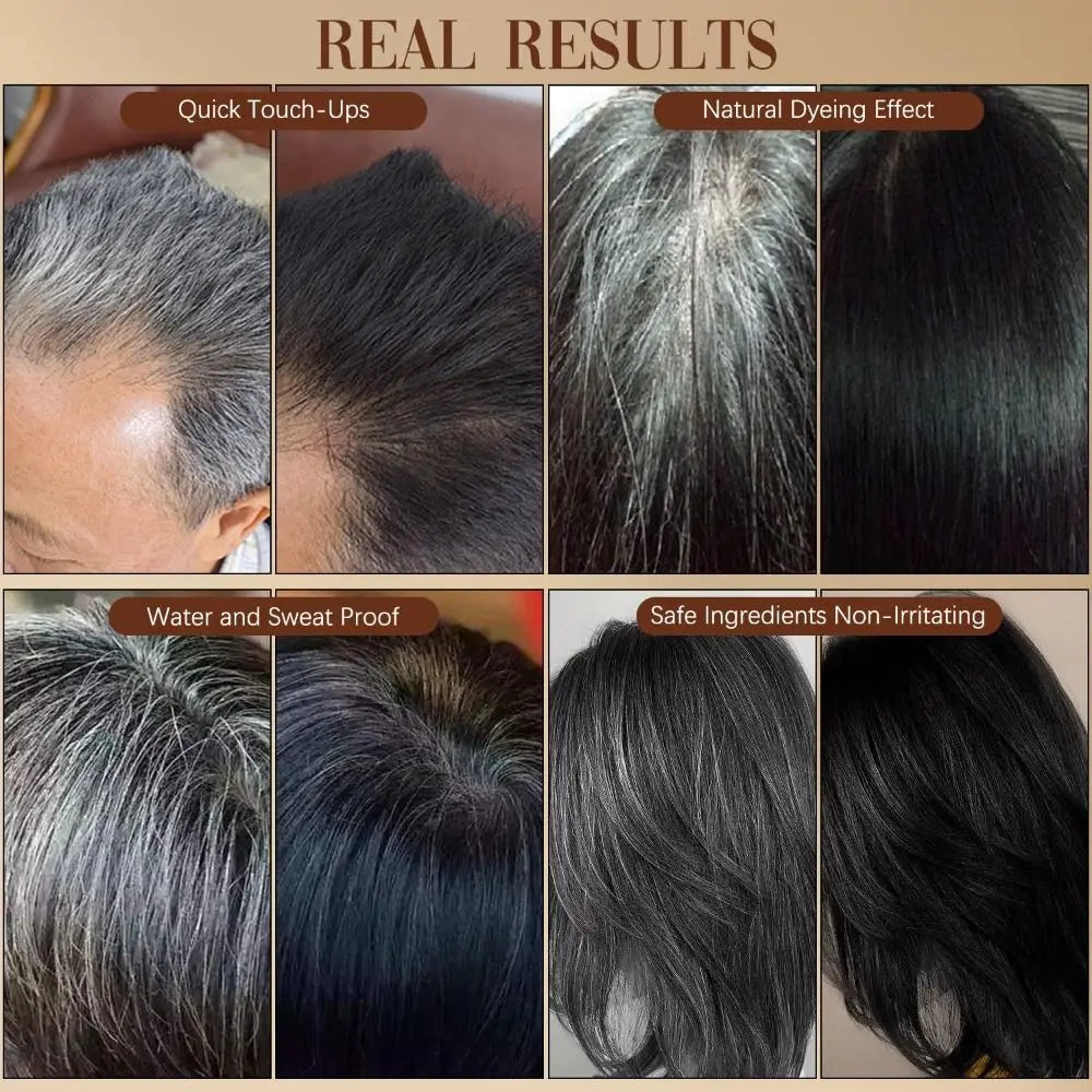 Water And Sweat Proof Hair Comb Dye.