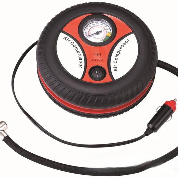 12V Mini Car Tire Inflator Pump – 260 PSI Portable Air Compressor